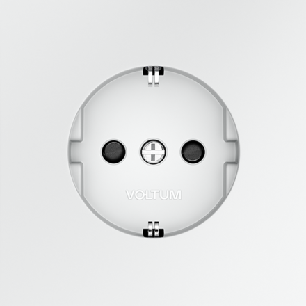 Розетка со шторками Voltum S70 VLS040202 (белый матовый)