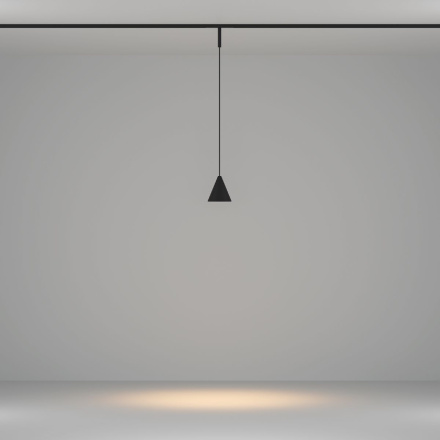 Трековый магнитный светильник Maytoni Cono TR182-1-5WTW-M-B