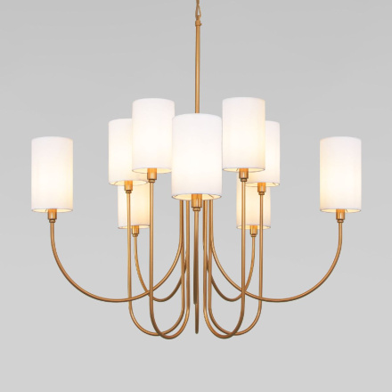 Подвесная люстра Eurosvet Abbey 60164/10 латунь a065749