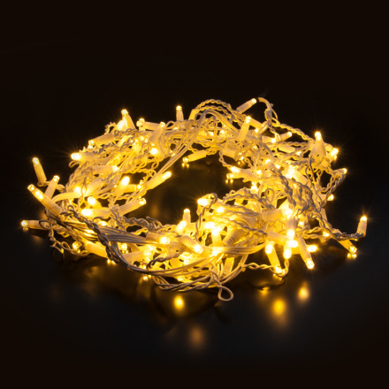 Гирлянда бахрома Eurosvet 100-101 теплый белый 3*0,6 м IP65