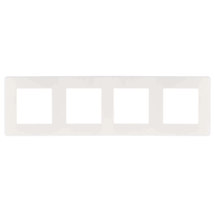 Рамка 4-постовая ЭРА 12 сатин белый 12-5104-01 Б0052529