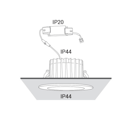 Встраиваемый светильник Nowodvorski Kea Led 8772