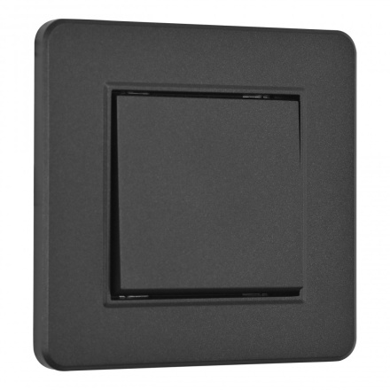 Выключатель одноклавишный Arte Milano SET16-1-30-1 black