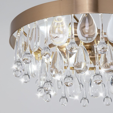 Подвесная люстра Eurosvet Sophie 60165/3 латунь a065755