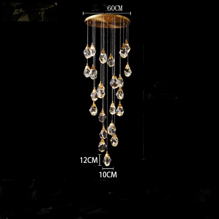 Каскадная люстра ImperiumLoft Cristel One 193597-26