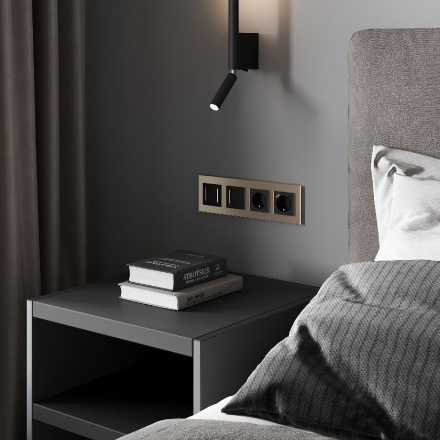 Сенсорный выключатель одноклавишный с подсветкой Werkel 4690389198007 W4512008 a063601