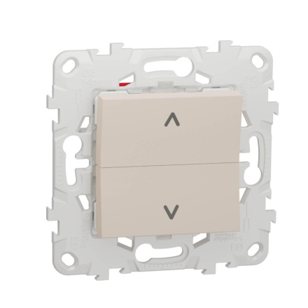 Выключатель двухклавишный Schneider Electric Unica New NU520744