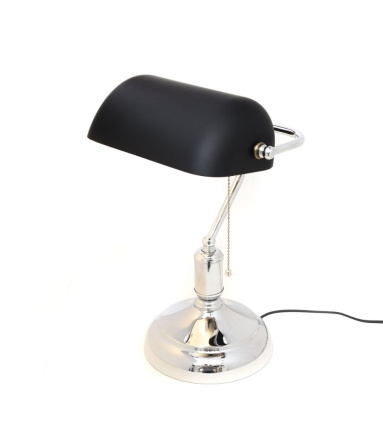 Настольная лампа Lumina Deco Banker LDT 305 BK+CHR