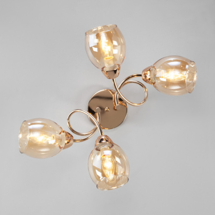 Люстра на штанге Eurosvet 30171/4 золото