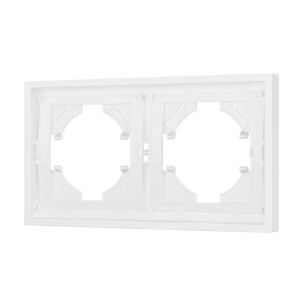 Рамка пластиковая на 2 поста Arlight FRM-TENDO-SFPL-2-WH 054649