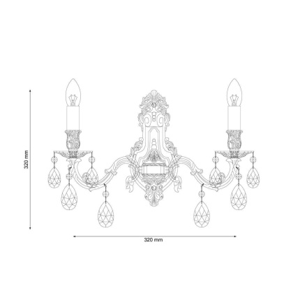 Бра Lucia Tucci Fiori Di Rose W186.2