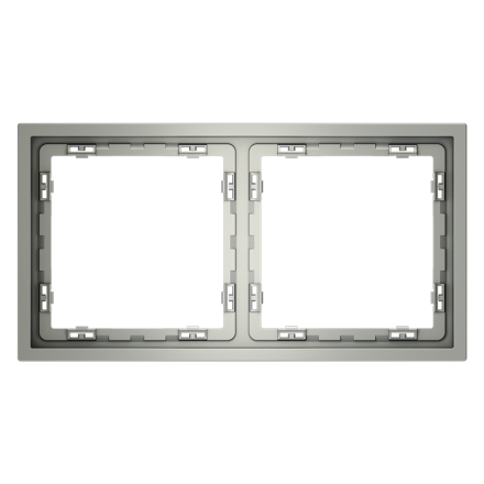 Рамка на 2 поста Voltum S70 VLS100205 (сталь)