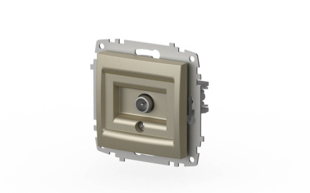 Розетка для TV с экраном (концевая) ELBI Zena Vega 609-011400-273