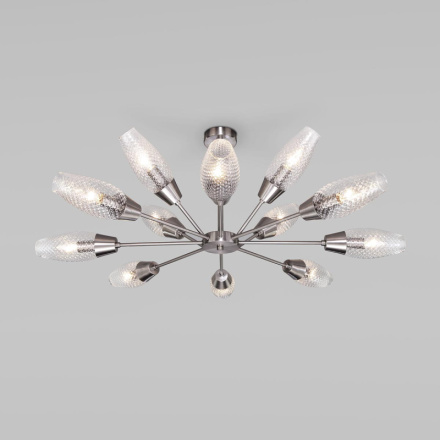 Потолочная люстра Eurosvet Thalia 60140/12 сатин-никель