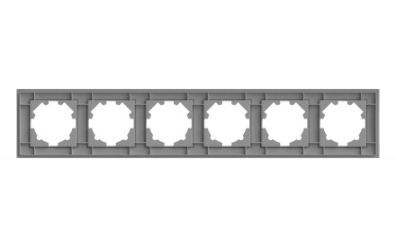 Рамка шестиместная ELBI Zena 500-015600-252