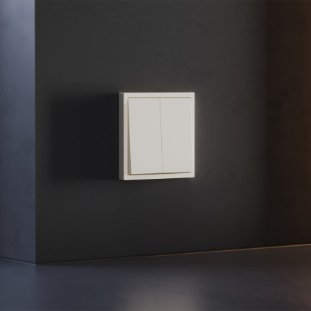 Клавиши для выключателя/переключателя двухклавишного Voltum S70 (хлопок) VLS000313