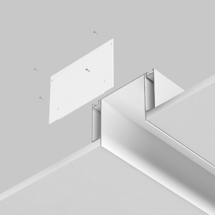 Заглушка декоративная для профиля ALM-11681-PL-W-2M (2 шт.) Maytoni ALM013EC-PL-W