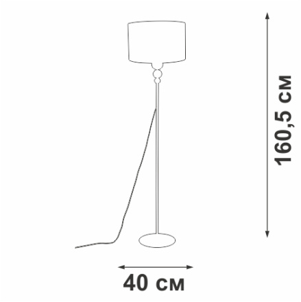 Торшер Vitaluce V2890-0/1P