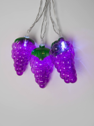 Светодиодная гирлянда Uniel Виноград (UL-00003392) белый ULD-S0400-010/STB/2AA White IP20 Grapes