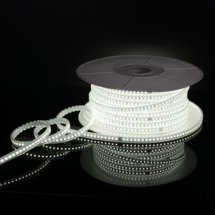 Светодиодная лента Elektrostandard 220V 14,4W 120Led 2835 IP65 6500 холодный белый, 50 м 4690389170973 a053640