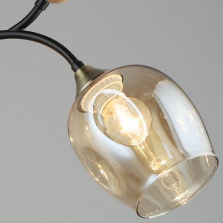 Люстра на штанге Reluce 02009-0.3-03 AB+BK