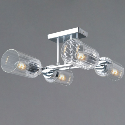 Потолочная люстра Illumico IL0780-4CSQ-25 CR NAPLES