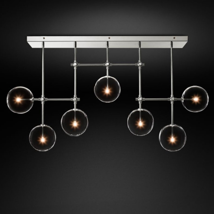 Потолочный светильник Delight Collection Globe Mobile KG0835P-7A chrome