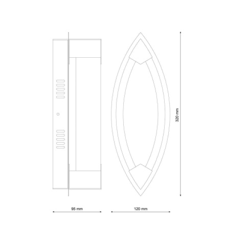 Настенный светильник Lucia Tucci Modena W172.1 Small LED320