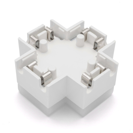 Крестовой коннектор для соединения модульных светодиодных светильников Apeyron 09-29