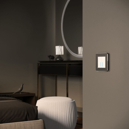 Рамка на 1 пост Werkel Platinum черный алюминий 4690389184420 W0012608