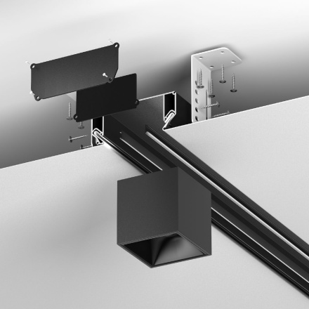 Алюминиевый профиль ниши скрытого монтажа Maytoni ALM-9940-SC-B-2M
