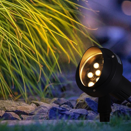 Грунтовый светильник Reluce 09401-0.7-001U LED9W BK+WW