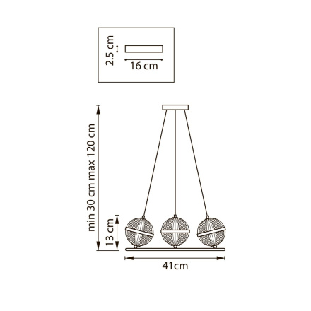 Подвесная люстра Lightstar Acrile G9 737033