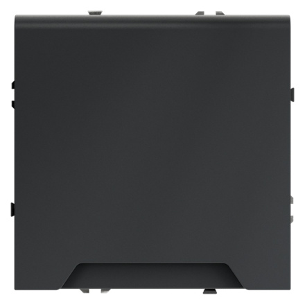 Розетка с защитными шторками и крышкой Voltum S70 VLS040307 (графит)