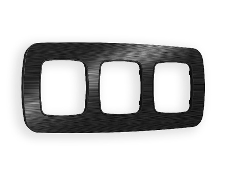 Рамка трехместная Ambrella Volt Radian OF580503