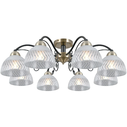 Потолочная люстра Illumico IL0435-8CSQ-24 BK AB SPICA