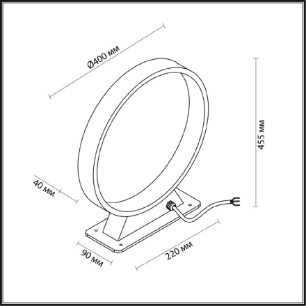 Напольная лампа Odeon Light Uvo 6615/6FL