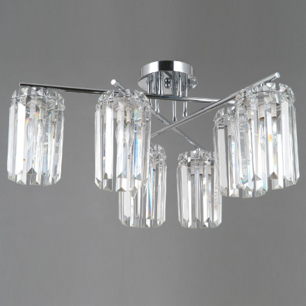 Потолочная люстра Illumico IL3566-6CSQ-24 CR LYRA