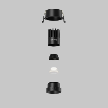 Встраиваемый светильник Maytoni Dip DL115-10W-4K-B