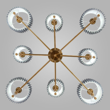 Люстра на штанге Eurosvet Notturno 60162/8 латунь a065666