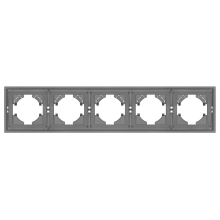 Рамка пластиковая на 5 постов Arlight FRM-TENDO-PL-5-GR 053853