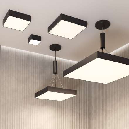 Потолочный светильник Maytoni Zon C032CL-90W4K-SQ-B