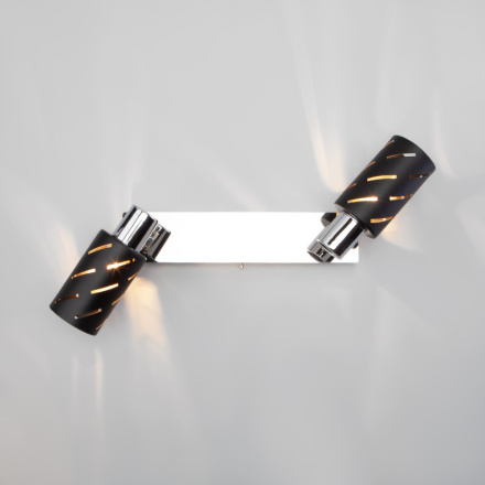 Бра Eurosvet 20090/2 черный/хром