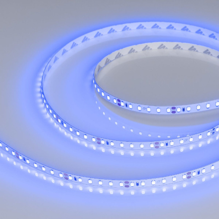 Светодиодная лента Arlight RT-A120-8mm 24V Blue (9.6 W/m, IP20, 5m) (Arlight, 9.6 Вт/м, IP20) 008783(2)