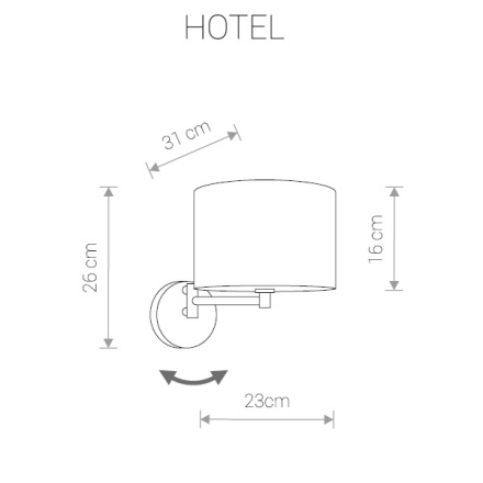 Бра Nowodvorski Hotel 9303