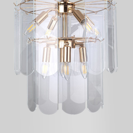 Подвесная люстра Eurosvet Claire 60170/8 золото Smart a070629