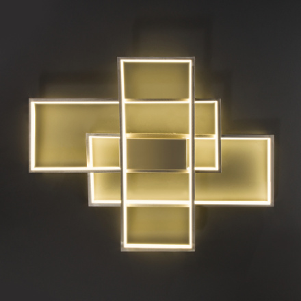 Потолочный светодиодный светильник Eurosvet Direct 90177/3 сатин-никель