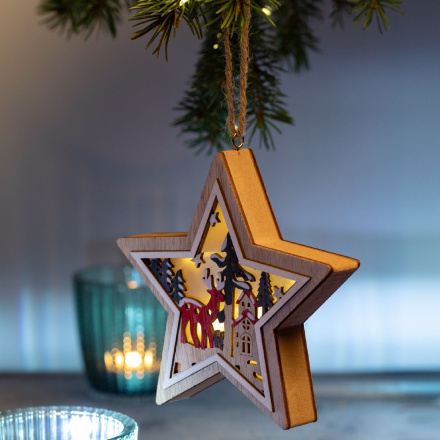 Новогодняя фигура Звездочка Эра ENGDS-4L Б0060478