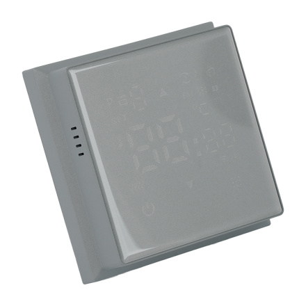 Терморегулятор Wi-Fi (механизм) Stekker Эмили RSW00-5119-10 платиново-серый soft touch 50378