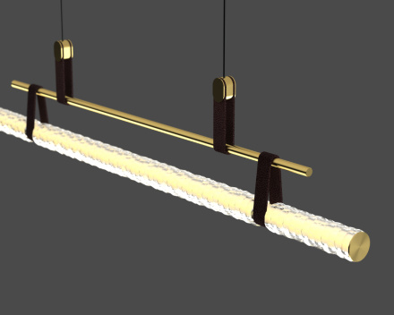 Подвесной светильник Delight Collection 8501P/L brass/clear